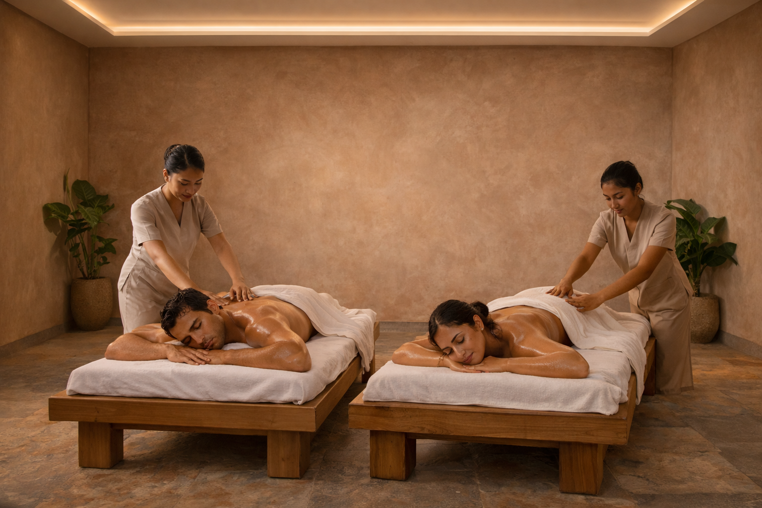 Rejuvenating Couple Massage at 4M Salon and Spa